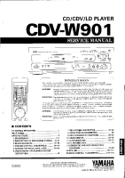 Yamaha CDVW-901 - Service Manual 